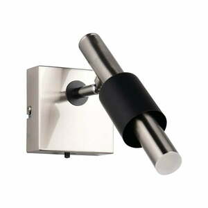 Lampa punktowa LED w czarno-srebrnym kolorze 20, 5x10 cm Ikaris – Trio Select obraz