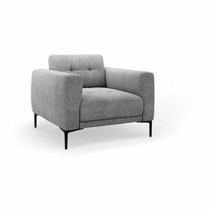 Szary fotel Bemy – Micadoni obraz