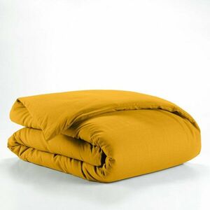 Żółta bawełniana poszwa na kołdrę jednoosobowa 140x200 cm Lina – douceur d'intérieur obraz
