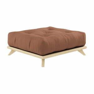 Podnóżek Karup Design Senza Natural Clear/Clay Brown obraz