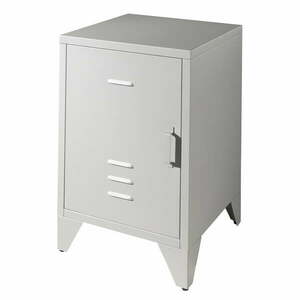 Szara metalowa szafka nocna Bronxx – Vipack obraz