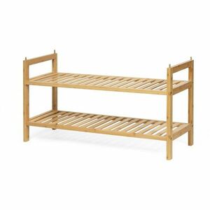 Bambusowa szafka na buty w naturalnym kolorze 69x35x25 cm Noris – Bonami Essentials obraz