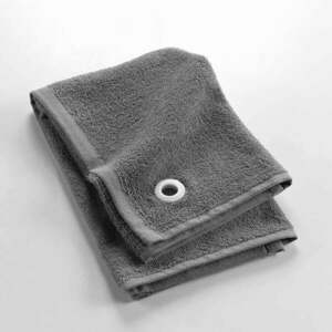 Antracytowy bawełniany ręcznik frotte 50x50 cm Cuistot – douceur d'intérieur obraz