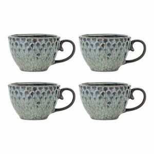 Szare filiżanki ceramiczne zestaw 4 szt. 365 ml Katrina – Bloomingville obraz