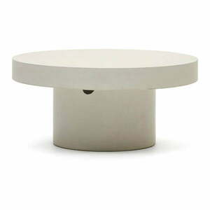 Okrągły betonowy stolik ogrodowy ø 90 cm Aiguablava – Kave Home obraz