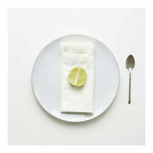 Zestaw 2 białych lnianych serwetek Linen Tales obraz