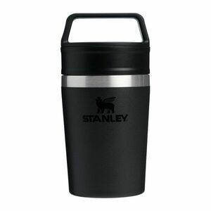 Czarny kubek termiczny ze stali nierdzewnej 230 ml Café-To-Go Travel Mug Black 2.0 – Stanley obraz