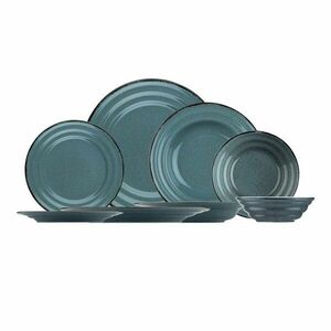 24-częściowy zestaw turkusowych porcelanowych naczyń Kütahya Porselen Basis obraz