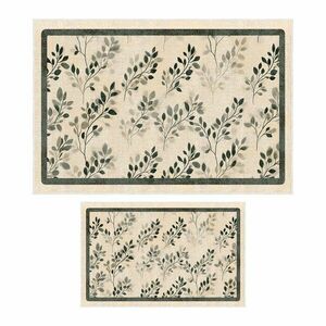 Beżowe dywaniki łazienkowe zestaw 2 szt. 60x100 cm – Foutastic obraz