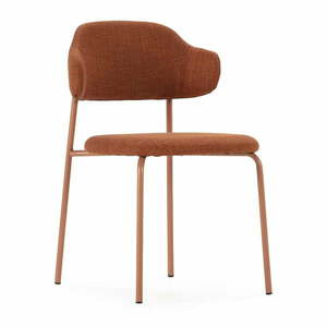 Krzesła w kolorze terakoty zestaw 4 szt. Adriel – Marckeric obraz