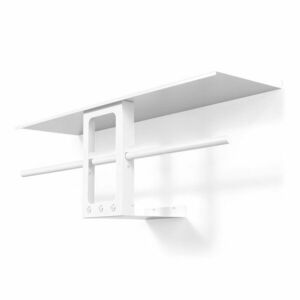 Półka ścienna z pudełkami obraz