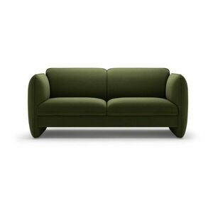 Zielona aksamitna sofa 168 cm Georgia – Micadoni obraz