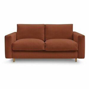 Pomarańczowa rozkładana sofa do spania 200 cm Cocoone – Bobochic Paris obraz