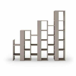 Szarobeżowy regał 158x151 cm Anissa – Marckeric obraz