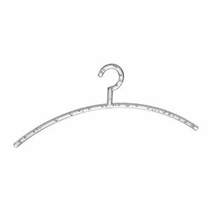 Komplet 5 przezroczystych wieszaków na ubranie Wenko Bubble obraz