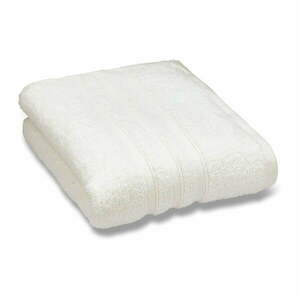 Kremowy bawełniany ręcznik frotte 50x85 cm Zero Twist – Catherine Lansfield obraz