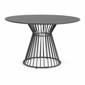 Stalowy okrągły stół ogrodowy ø 120 cm Austin – Bizzotto obraz