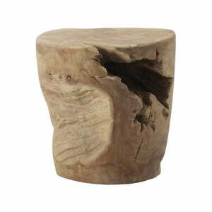 Okrągły stolik z litego drewna tekowego ø 35 cm Tropicana – Kave Home obraz