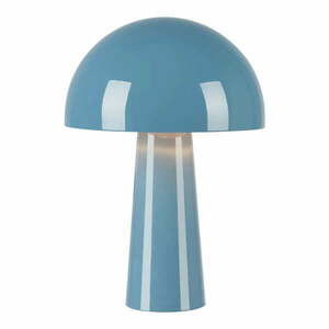 Niebieska lampa stołowa z metalowym kloszem (wysokość 36 cm) Mantar – Markslöjd obraz