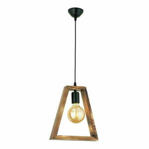 Lampa wisząca z drewna grabu Geometrik Triangle obraz