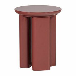 Okrągły stolik z połyskiem ø 40 cm Orivo – WOOOD obraz