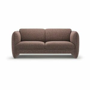 Brązowa sofa z tkaniny szenilowej 168 cm Georgia – Micadoni obraz