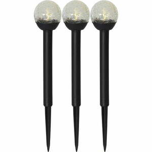 Zestaw 3 ogrodowych lamp solarnych LED Star Trading Roma, wys. 23 cm obraz