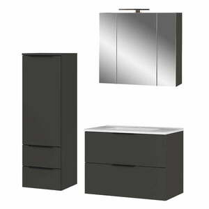 Antracytowy zestaw łazienkowy Crandon – Germania obraz