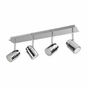 Metalowa lampa punktowa w kolorze błyszczącego srebra 19x52 cm Angelo – Trio obraz