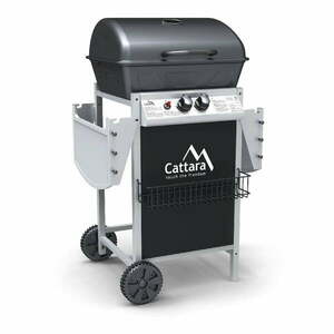 Grill ogrodowy na gaz z kółkami Cattara Party Point Flame Tamer obraz