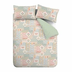 Pościel jednoosobowa 135x200 cm Folk Patchwork – Catherine Lansfield obraz
