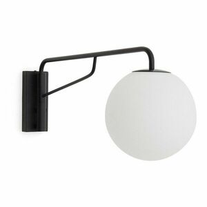 Biało-czarny kinkiet ø 20 cm Eilo – Kave Home obraz