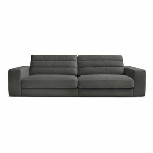 Czarna aksamitna sofa 276 cm Sierra – Bobochic Paris obraz