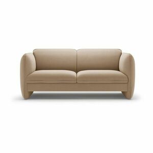 Brązowa aksamitna sofa 168 cm Georgia – Micadoni obraz