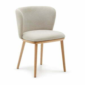 Beżowy tapicerowany fotel jadalniany Ciselia – Kave Home obraz