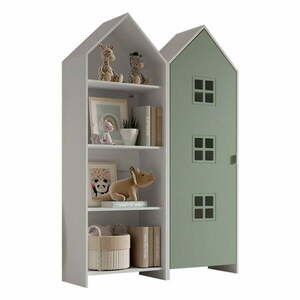 Biało-zielona szafa dziecięca otwarta 115x171, 5 cm CASAMI BRUGES – Vipack obraz