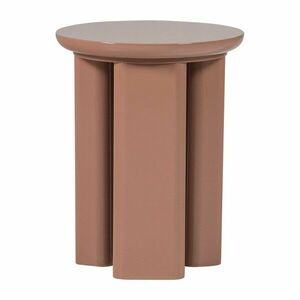 Okrągły stolik z połyskiem ø 40 cm Orivo – WOOOD obraz