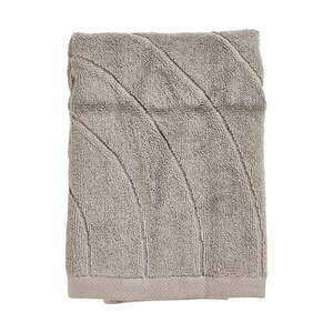 Szarobeżowy bawełniany ręcznik frotte 50x70 cm Time – Zone obraz