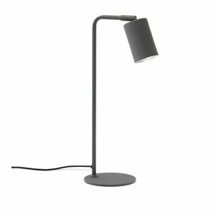 Czarna metalowa lampa stołowa (wysokość 49 cm) Manie – Kave Home obraz