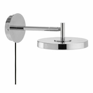 Kinkiet LED z elastyczną konstrukcją/ze ściemniaczem do kontaktu w kolorze srebra z połyskiem ø 15 cm Asteria Wall Short – UMAGE obraz