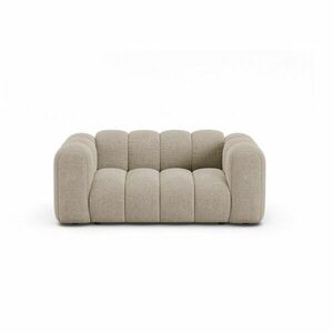 Beżowa sofa z tkaniny szenilowej 170 cm Lupine – Micadoni obraz