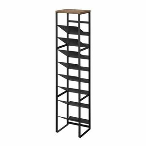 Czarny metalowy regał na wino liczba butelek 16 20x88, 5x19 cm Tower – YAMAZAKI obraz