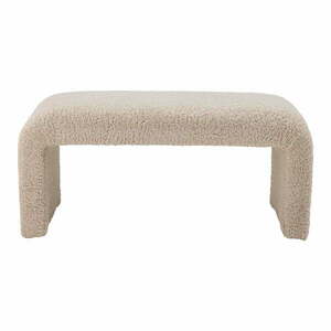 Kremowa ławka z materiału bouclé Bobbie – Bloomingville obraz