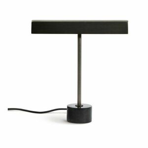 Czarna metalowa lampa stołowa (wysokość 32, 5 cm) Lynor – Kave Home obraz