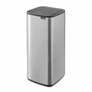 Stalowy kosz na śmieci otwierany na dotyk w kolorze matowego srebra 30 l Bo Touch – Brabantia obraz