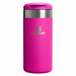 Różowy kubek termiczny ze stali nierdzewnej 350 ml AeroLight™ Transit Mug Violet Blossom – Stanley obraz
