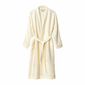 Kremowy szlafrok muślinowy w rozmiarze S/M Kimono – Foutastic obraz