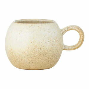 Kremowy kamionkowy kubek 410 ml Paula – Bloomingville obraz