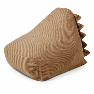 Brązowy sztruksowy dziecięcy worek do siedzenia Snug 80 Dragon – SLOWDOWN obraz