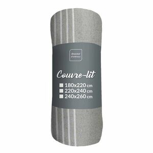 Szara narzuta 220x240 cm Adele – douceur d'intérieur obraz